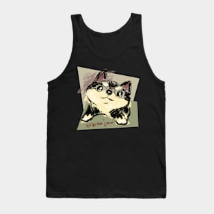 Shiba Inu Sketch Tank Top